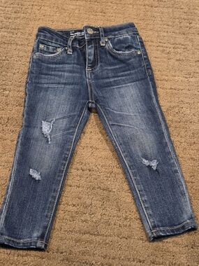 Ag Toddler Distressed Dark Blue Jeans
